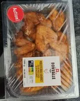 Mängden socker i Pouletflügel gewürzt