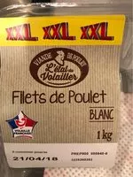 Mängden socker i Filet de Poulet Blanc