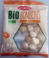 Mängden socker i bonbons au miel BIO