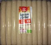 Mängden socker i 10 saucisses à griller