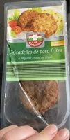 Mängden socker i Fricadelles de porc frites