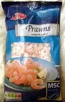 Frozen prawns