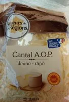 Mängden socker i Cantal A.O.P Jeune râpé