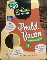 Mängden socker i Salade sur mesure poulet bacon