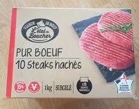 Mängden socker i Steaks hachés