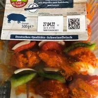 Mängden socker i Fleisch Spieße vom Schwein 🐷