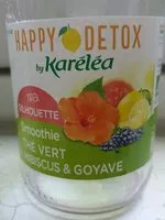 Mängden socker i Hapyy detox thé vert, hibiscus et goyave