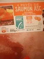 Mängden socker i Pavés de saumon ASC
