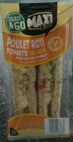 Mängden socker i Sandwich maxi poulet rôti tomate salade x2