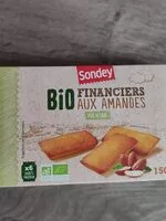 Mängden socker i Financiers aux amandes Bio