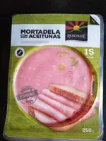 Mängden socker i Mortadela con aceitunas