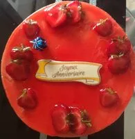 Mängden socker i Gâteau à la fraise, Fraisier 10/12 personnes