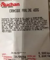 Mängden socker i Coques au sucre