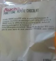 Mängden socker i Panettone  pépite chocolat