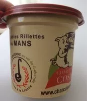 Mängden socker i Véritables rillettes du Mans