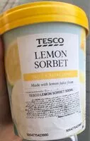 Mängden socker i Lemon Sorbet
