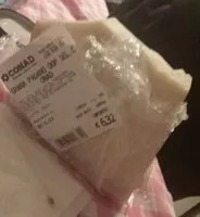 Mängden socker i Grana Padano DOP sel. Conad