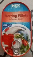 Mängden socker i Filets de hareng dans 40% de sauce à la tomate