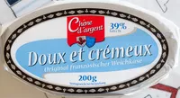 Mängden socker i Doux et crémeux 39% Fett i. Tr.