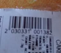 Mängden socker i Cake aux fruits secs