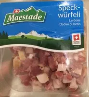 Mängden socker i Speck Gewürfelt