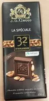 Mängden socker i Chocolat La Spéciale noir d´amandes