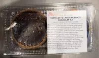 Mängden socker i Tartelette croustillante au chocolat x2