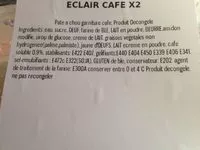 Mängden socker i Eclair Au Café x2