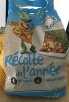 Mängden socker i Pomme de terre Recolte de l'année