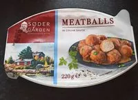Mängden socker i Meatballs in creamy sauce