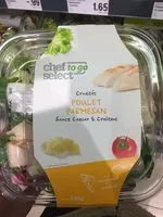 Mängden socker i Salade crudités, poulet parmesan