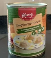 Mängden socker i Königsberger Klopse
