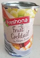 Mängden socker i Freshona fruit cocktail