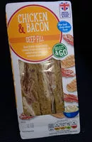 Mängden socker i Lidl chicken and bacon sandwich
