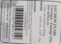 Mängden socker i Saumon fumé