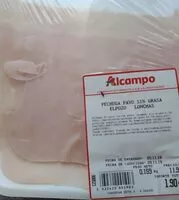 Mängden socker i Pavo sin grasa lonchas