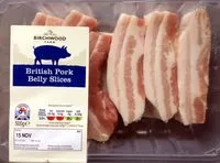 Mängden socker i British pork belly slices