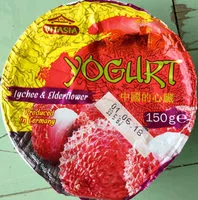 Mängden socker i Joghurt, Litchi Holunderblüte