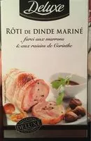 Mängden socker i Roti de dinde mariné farci