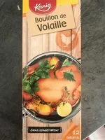 Mängden socker i Bouillon de volaille