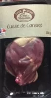 Mängden socker i Cuisse de canard x1