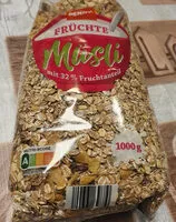 Mängden socker i Früchte Müsli