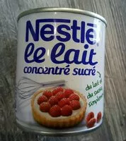 Mängden socker i Lait concentré sucré