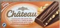 Mängden socker i Chocolate con leche con cacahuetes y copos de maíz