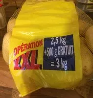 Mängden socker i Pomme de terre
