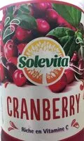 Mängden socker i CRANBERRY