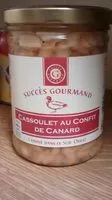 Mängden socker i cassoulet au confit de canard