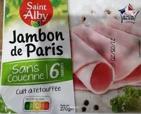 Mängden socker i Jambon de Paris sans couenne