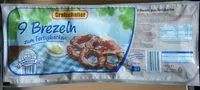 Mängden socker i 9 Brezeln zum Fertigbacken