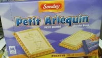 Mängden socker i Petit Arlequin - Biscuit petit beurre enrobé de chocolat blanc